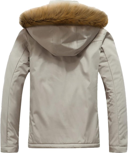 MOERDENG Women's Waterproof Ski Snow Jacket Winter Warm Hooded Snow Coat Mountain Windproof Ski Jacket For Women