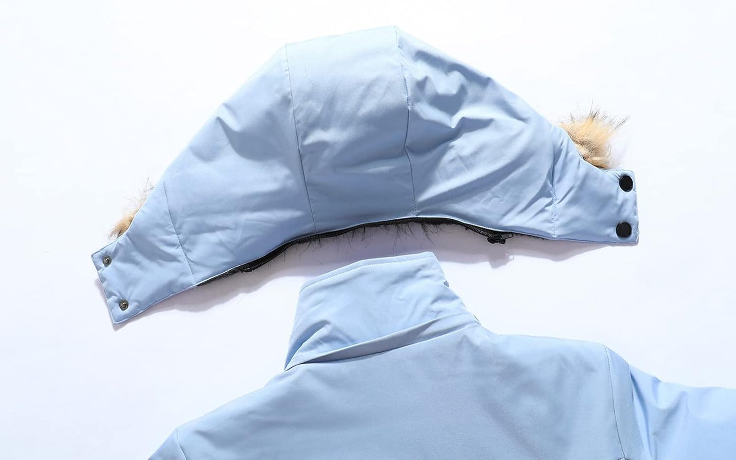 MOERDENG Women's Waterproof Ski Snow Jacket Winter Warm Hooded Snow Coat Mountain Windproof Ski Jacket For Women