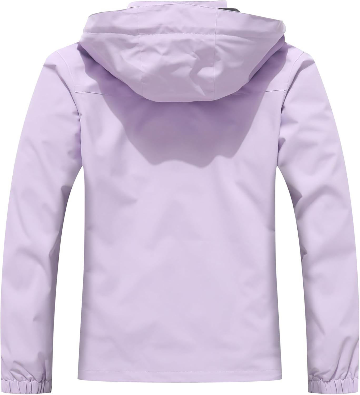 MOERDENG Women's Waterproof Rain Jacket Lightweight Raincoat Hooded Hiking Jacket Softshell Windbreaker