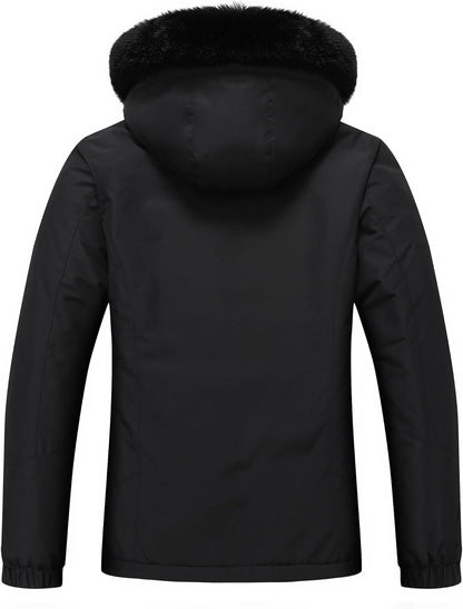 MOERDENG Women's Insulated Snow Ski Jacket Warm Winter Coat Waterproof Snowboarding Jacket Softshell Hiking Winter Jacket