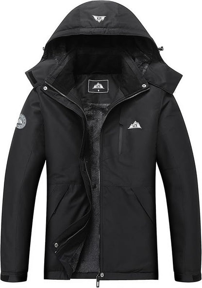 MOERDENG Women's Waterproof Snow Ski Jacket - Warm Winter Coat Insulated for Snowboarding, Softshell for Winter Hiking