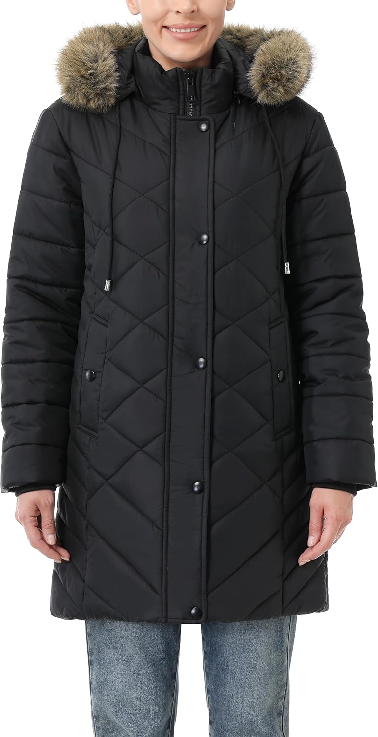 removable adjustable hood of MOERDENG womens waterproof down jacket for versatile outdoor use
