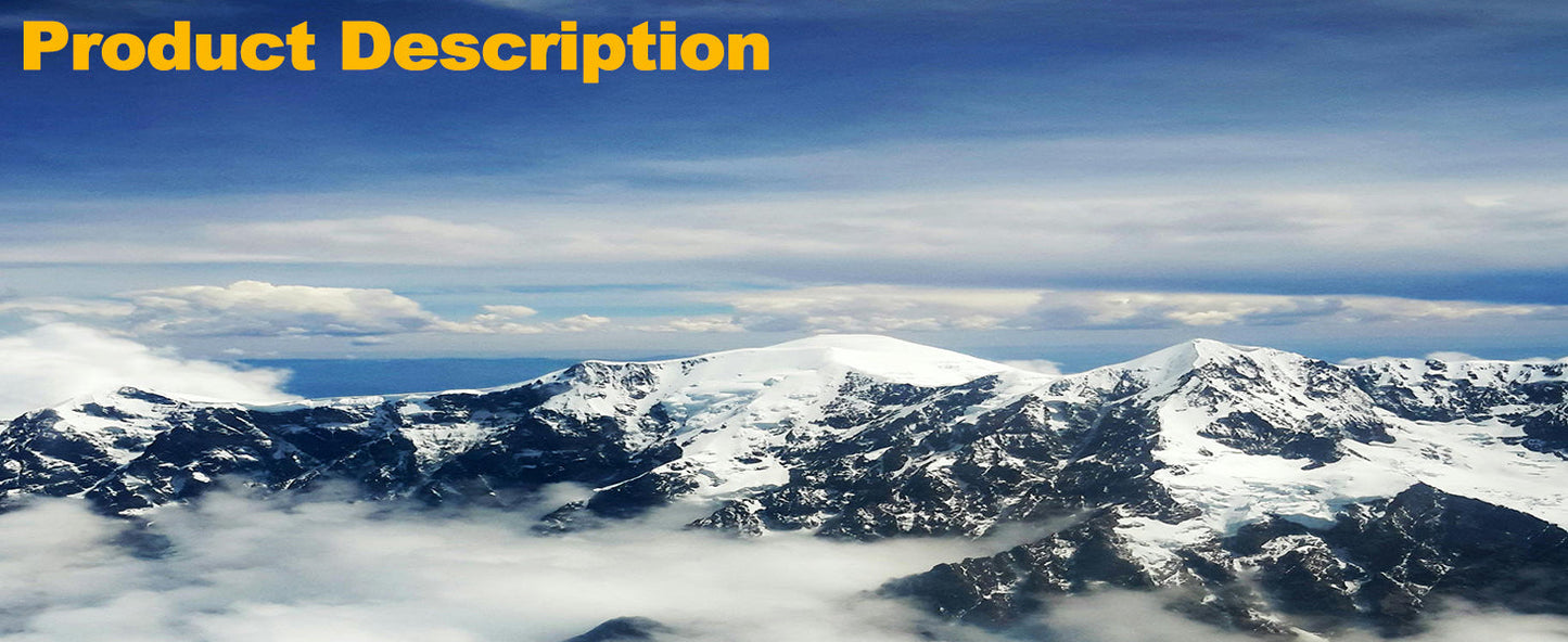 Men's Mountain Winter Coat Warm Fleece Ski Snow Jacket Waterproof Raincoat with Hood