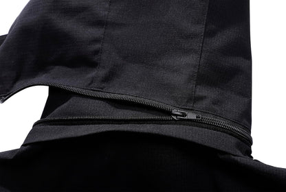 Women's Waterproof Raincoat Lightweight Rain Jacket Detachable Hood Travel Outdoor