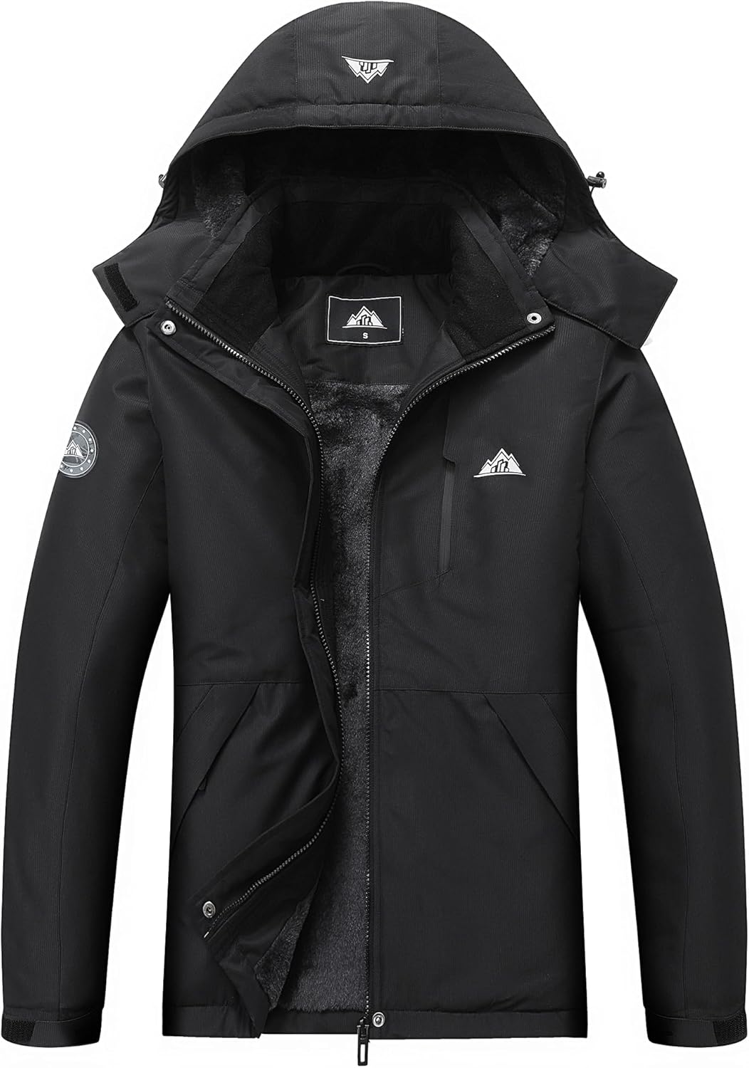 MOERDENG Women's Waterproof Snow Ski Jacket - Warm Winter Coat Insulated for Snowboarding, Softshell for Winter Hiking