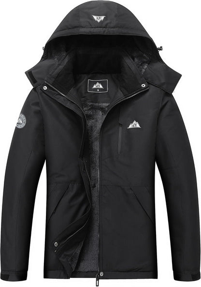 MOERDENG Women's Waterproof Snow Ski Jacket - Warm Winter Coat Insulated for Snowboarding, Softshell for Winter Hiking