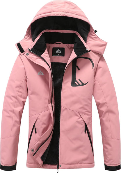 MOERDENG Women's Winter Ski Jacket