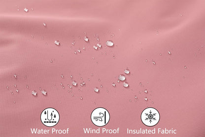 MOERDENG Women's Snow Ski Jacket Warm Winter Coat Waterproof Snowboarding Jacket with Zippered Pockets