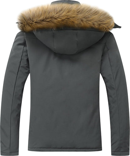 MOERDENG Women's Waterproof Ski Snow Jacket Winter Warm Hooded Snow Coat Mountain Windproof Ski Jacket For Women