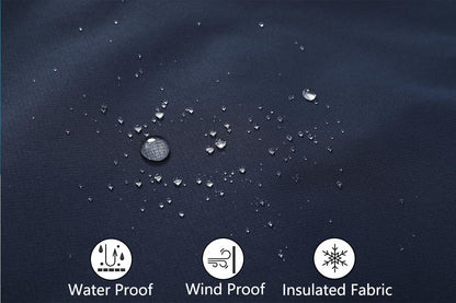 MOERDENG Women's Ski Jacket Waterproof Warm Winter Coat Hooded Snowboarding Jacket Versatile for Hiking & Winter Activities