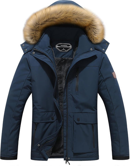 MOERDENG Women's Waterproof Ski Snow Jacket Winter Warm Hooded Snow Coat Mountain Windproof Ski Jacket For Women