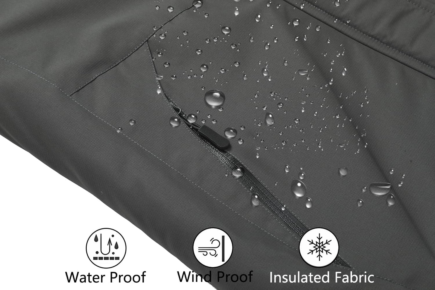 MOERDENG Women's Waterproof Ski Jacket Warm Winter Snow Coat Mountain Windbreaker Hooded Raincoat Jacket