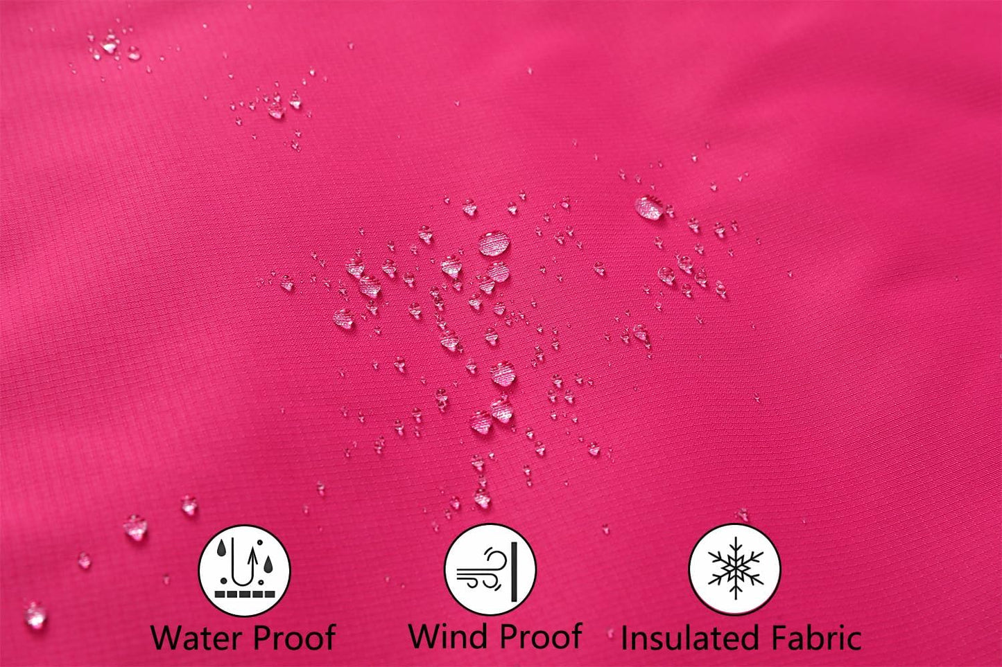 MOERDENG Women's Snow Ski Jacket Warm Winter Coat Waterproof Snowboarding Jacket with Zippered Pockets