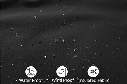 MOERDENG Women's Ski Jacket Waterproof Warm Winter Coat Hooded Snowboarding Jacket Versatile for Hiking & Winter Activities