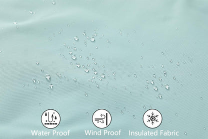 MOERDENG Women's Snow Ski Jacket Warm Winter Coat Waterproof Snowboarding Jacket with Zippered Pockets