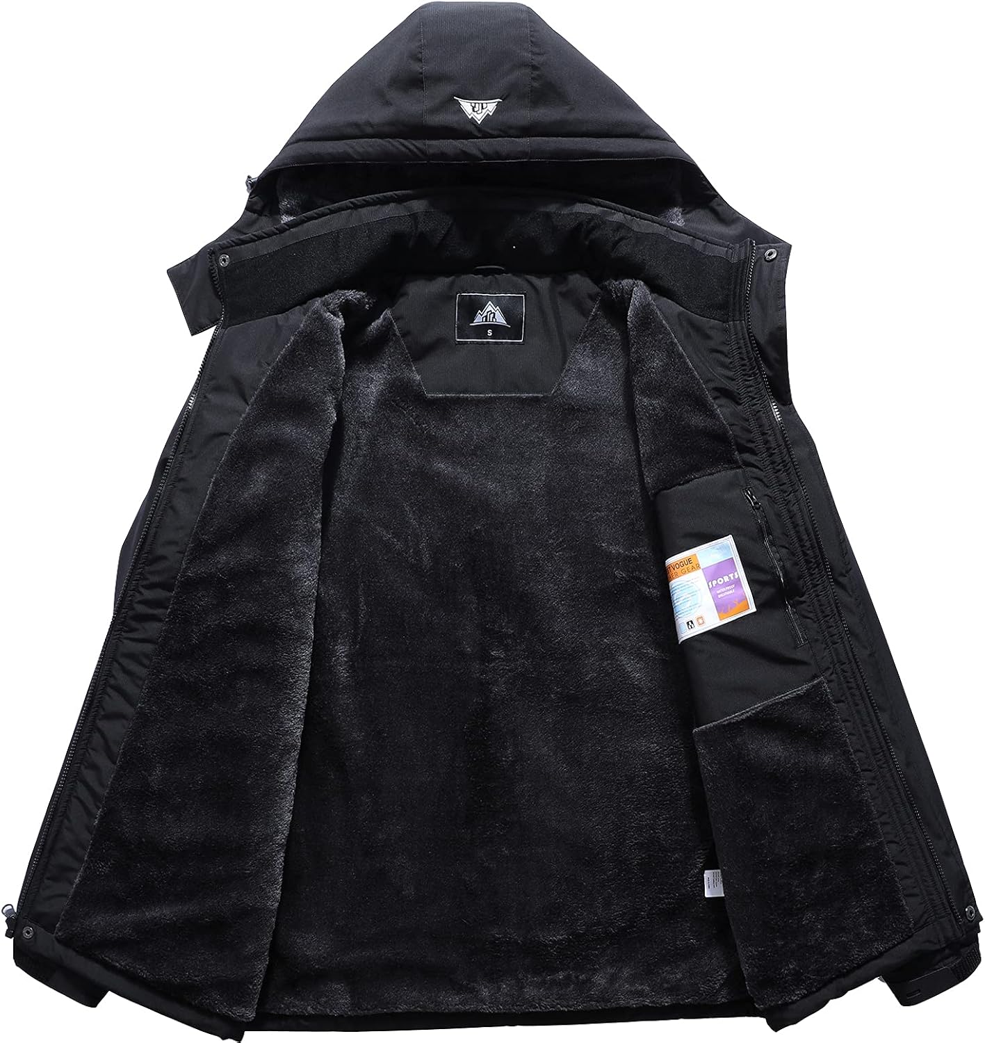 MOERDENG Women's Waterproof Ski Jacket Warm Winter Coat Outdoor Windbreaker Hiking Snowboarding Jacket