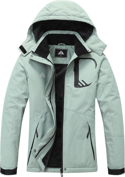 MOERDENG Women's Winter Ski Jacket