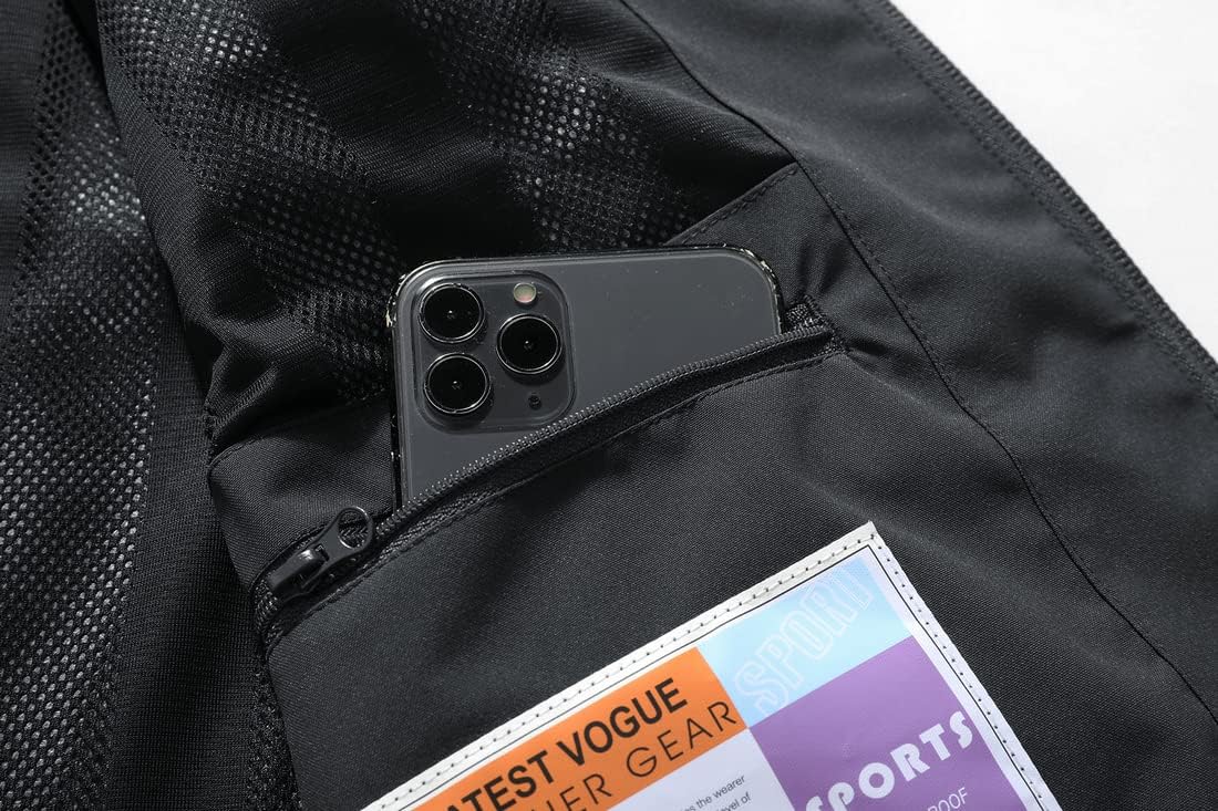 MOERDENG Women's Waterproof Rain Jacket Lightweight Raincoat Hooded Hiking Jacket Softshell Windbreaker