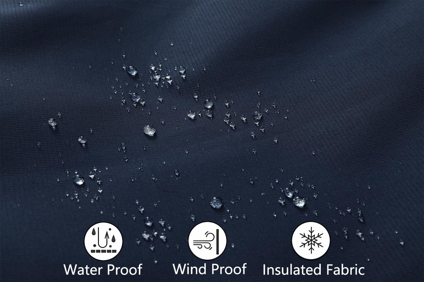 MOERDENG Women's Snow Ski Jacket Warm Winter Coat Waterproof Snowboarding Jacket with Zippered Pockets