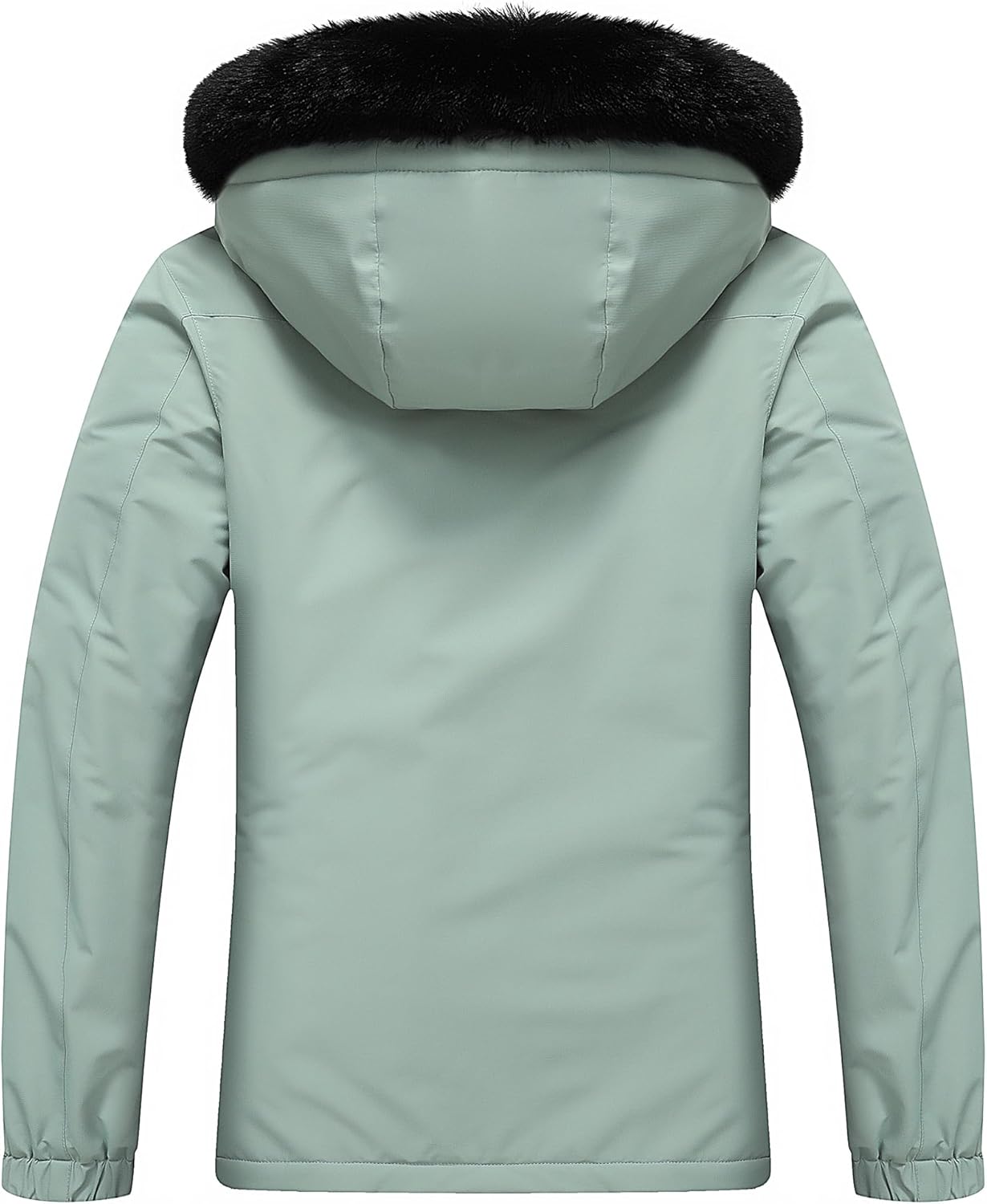 MOERDENG Women's Ski Jacket Waterproof Warm Winter Coat Hooded Snowboarding Jacket Versatile for Hiking & Winter Activities