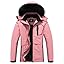 MOERDENG Women's Waterproof Snow Ski Jacket Warm Winter Coat Insulated Snowboarding Jacket Softshell Hiking Jacket