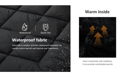 versatile MOERDENG womens removable-hood down coat for family winter outings and outdoor shopping
