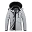 MOERDENG Women's Waterproof Snow Ski Jacket Warm Winter Coat Insulated Snowboarding Jacket Softshell Hiking Jacket