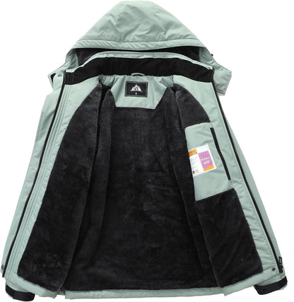 MOERDENG Women's Winter Ski Jacket