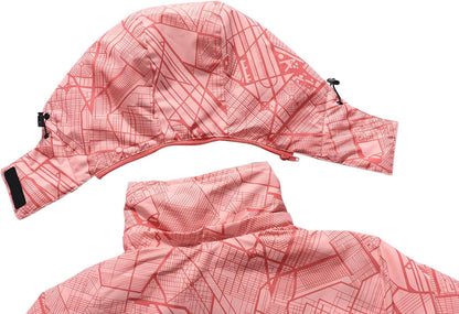 MOERDENG Women's Ski Jacket Warm Winter Coat Hooded Snowboarding Jackets Waterproof Mountain Windbreaker for Hiking Traval