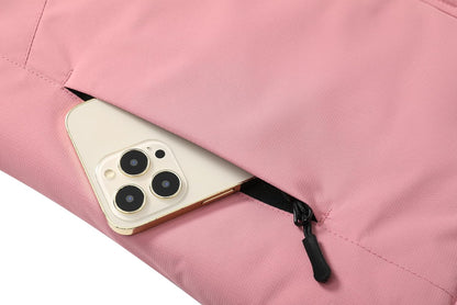 MOERDENG Women's Waterproof Ski Jacket Warm Winter Coat Hooded Snowboarding Jacket Snow Coat