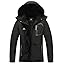 MOERDENG Women's Waterproof Snow Ski Jacket Warm Winter Coat Insulated Snowboarding Jacket Softshell Hiking Jacket