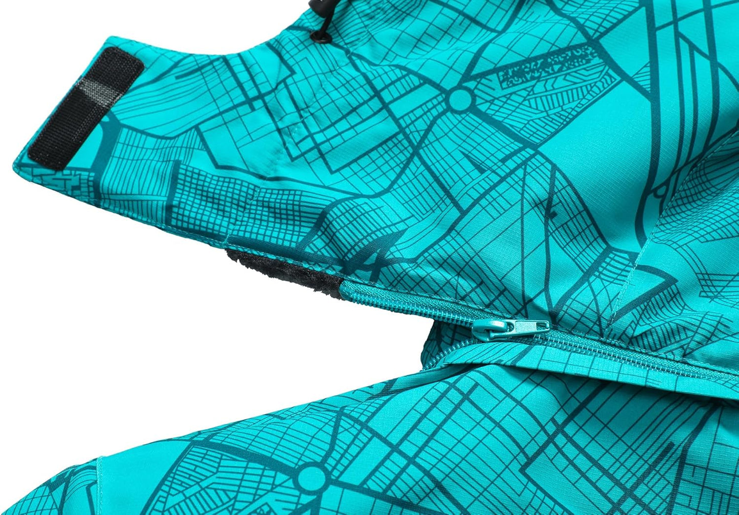 MOERDENG Women's Ski Jacket Warm Winter Coat Hooded Snowboarding Jackets Waterproof Mountain Windbreaker for Hiking Traval