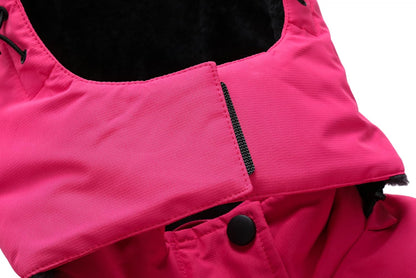 MOERDENG Women's Waterproof Ski Jacket Warm Winter Coat Hooded Snowboarding Jacket Snow Coat