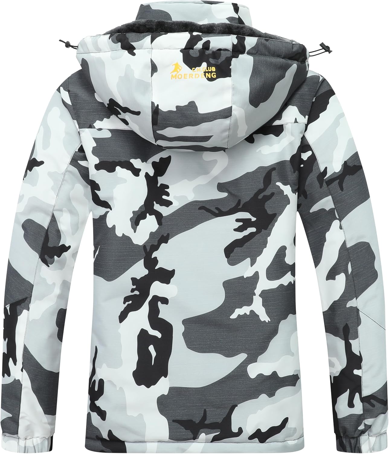 MOERDENG Women's Waterproof Ski Jacket Warm Winter Snow Coat Mountain Windbreaker Hooded Raincoat Jacket