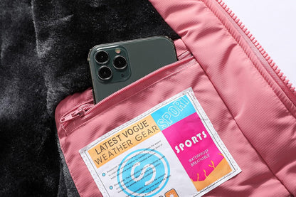 MOERDENG Women's Ski Jacket Warm Winter Coat Hooded Snowboarding Jackets Waterproof Mountain Windbreaker for Hiking Traval