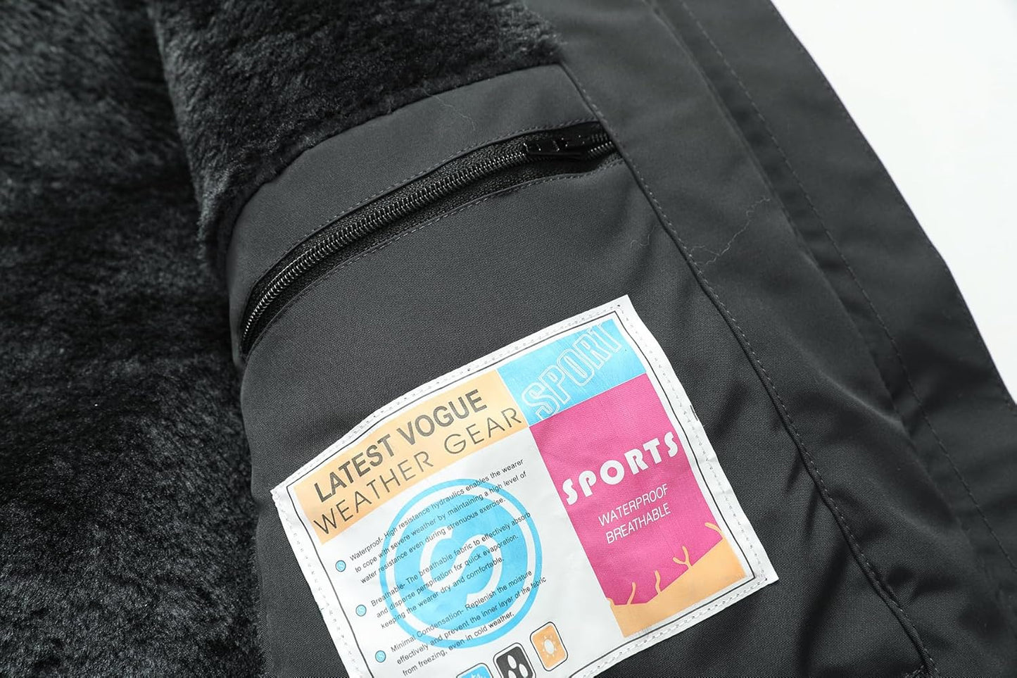 MOERDENG Women's Waterproof Ski Snow Jacket Winter Warm Hooded Snow Coat Mountain Windproof Ski Jacket For Women