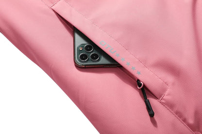 MOERDENG Women's Ski Jacket Warm Winter Coat Hooded Snowboarding Jackets Waterproof Mountain Windbreaker for Hiking Traval