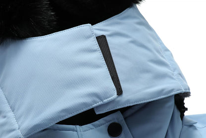 MOERDENG Women's Waterproof Snow Ski Jacket - Warm Winter Coat Insulated for Snowboarding, Mountain Hiking