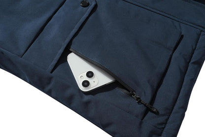 MOERDENG Women's Waterproof Ski Snow Jacket Winter Warm Hooded Snow Coat Mountain Windproof Ski Jacket For Women