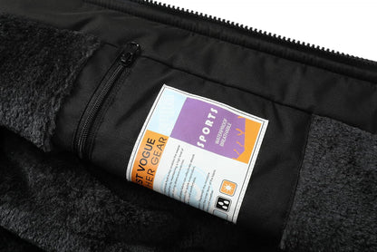 MOERDENG Women's Ski Jacket Warm Winter Coat Hooded Snowboarding Jackets Waterproof Mountain Windbreaker for Hiking Traval