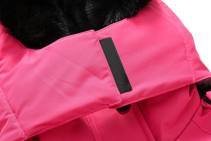 MOERDENG Women's Waterproof Snow Ski Jacket - Warm Winter Coat Insulated for Snowboarding, Mountain Hiking