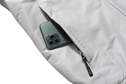 MOERDENG Women's Ski Jacket Warm Winter Coat Hooded Snowboarding Jackets Waterproof Mountain Windbreaker for Hiking Traval