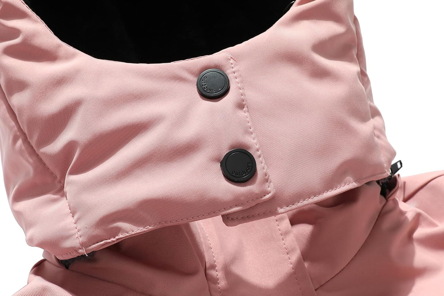 MOERDENG Women's Waterproof Ski Snow Jacket Winter Warm Hooded Snow Coat Mountain Windproof Ski Jacket For Women