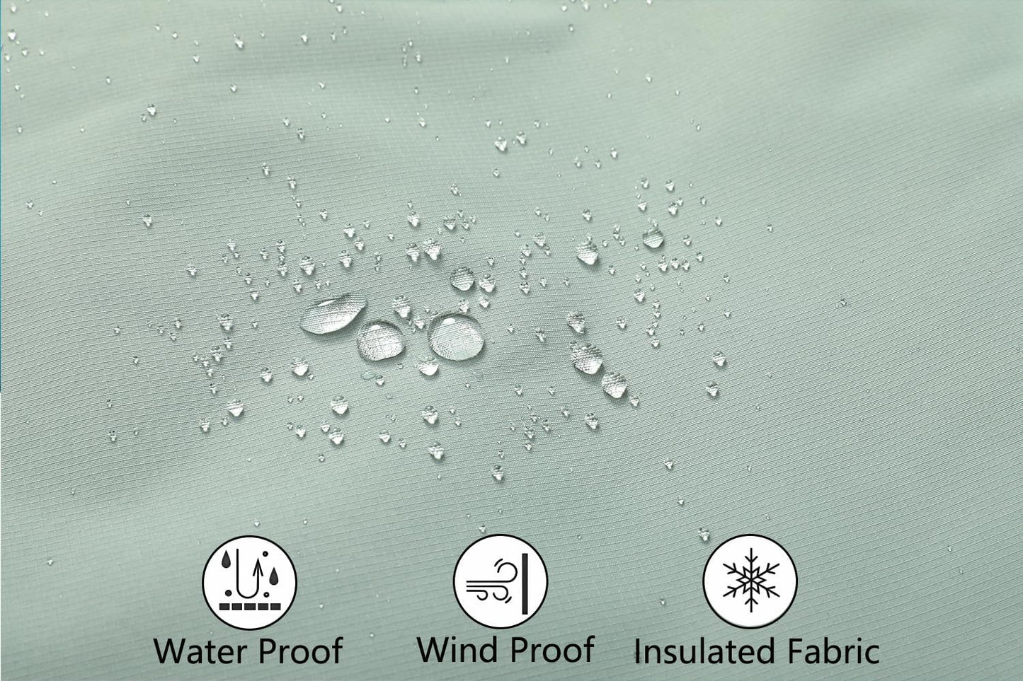 MOERDENG Women's Ski Jacket Waterproof Warm Winter Coat Hooded Snowboarding Jacket Versatile for Hiking & Winter Activities