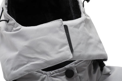 MOERDENG Women's Waterproof Ski Jacket Warm Winter Coat Hooded Snowboarding Jacket Snow Coat