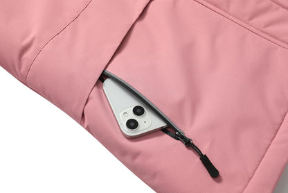 MOERDENG Women's Waterproof Snow Ski Jacket Warm Winter Coat Insulated Snowboarding Jacket Softshell Hiking Jacket