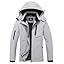 MOERDENG Women's Waterproof Ski Jacket Warm Winter Coat Hooded Snowboarding Jacket Snow Coat