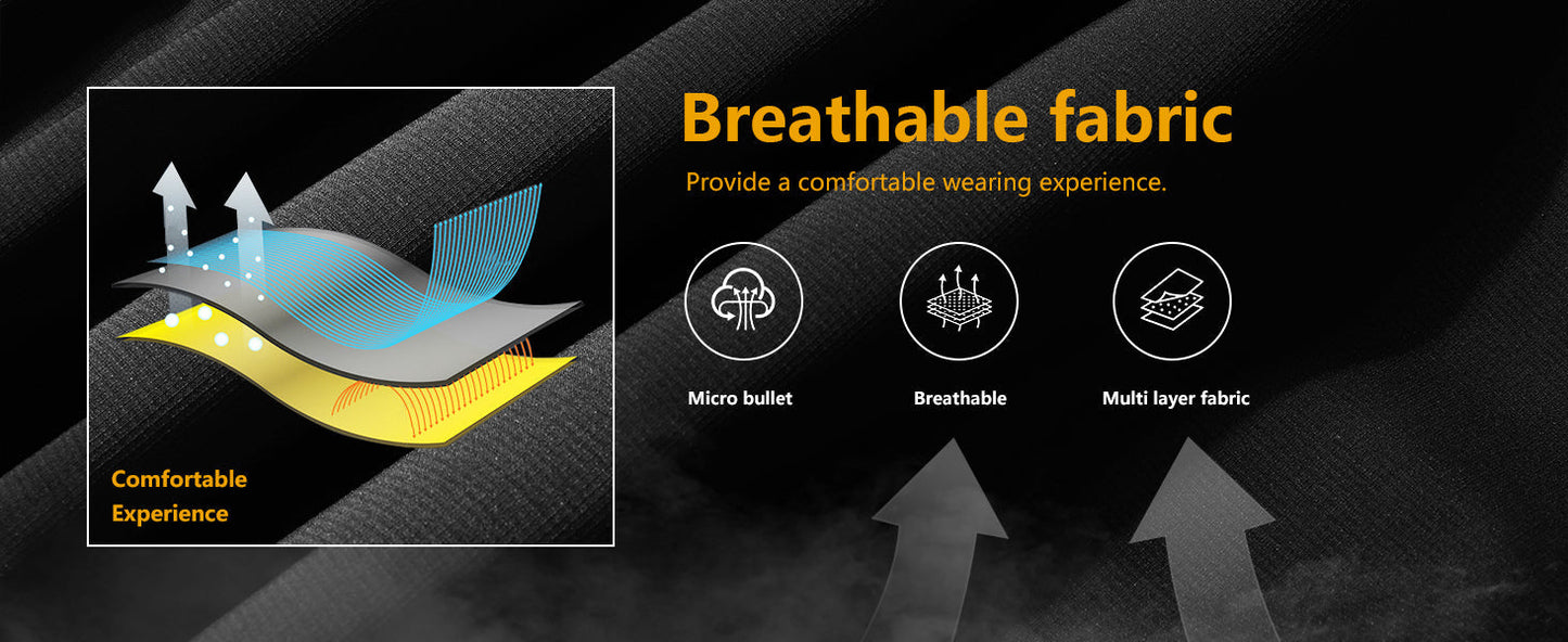 Men's Mountain Winter Coat Warm Fleece Ski Snow Jacket Waterproof Raincoat with Hood