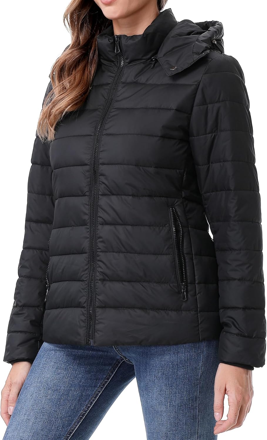 Women's Winter Coat Lightweight Waterproof Puffer Jacket - Quilted Short Down Coat for Women, Warm Winter Jacket