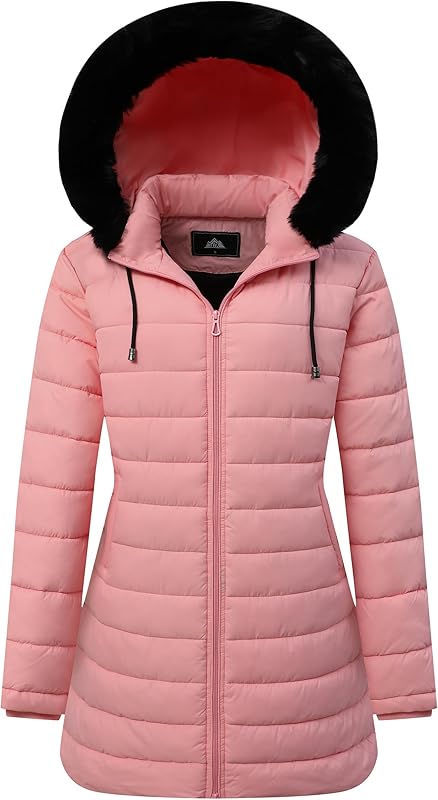 versatile MOERDENG womens long down coat paired with hiking pants for full outdoor gear setup
